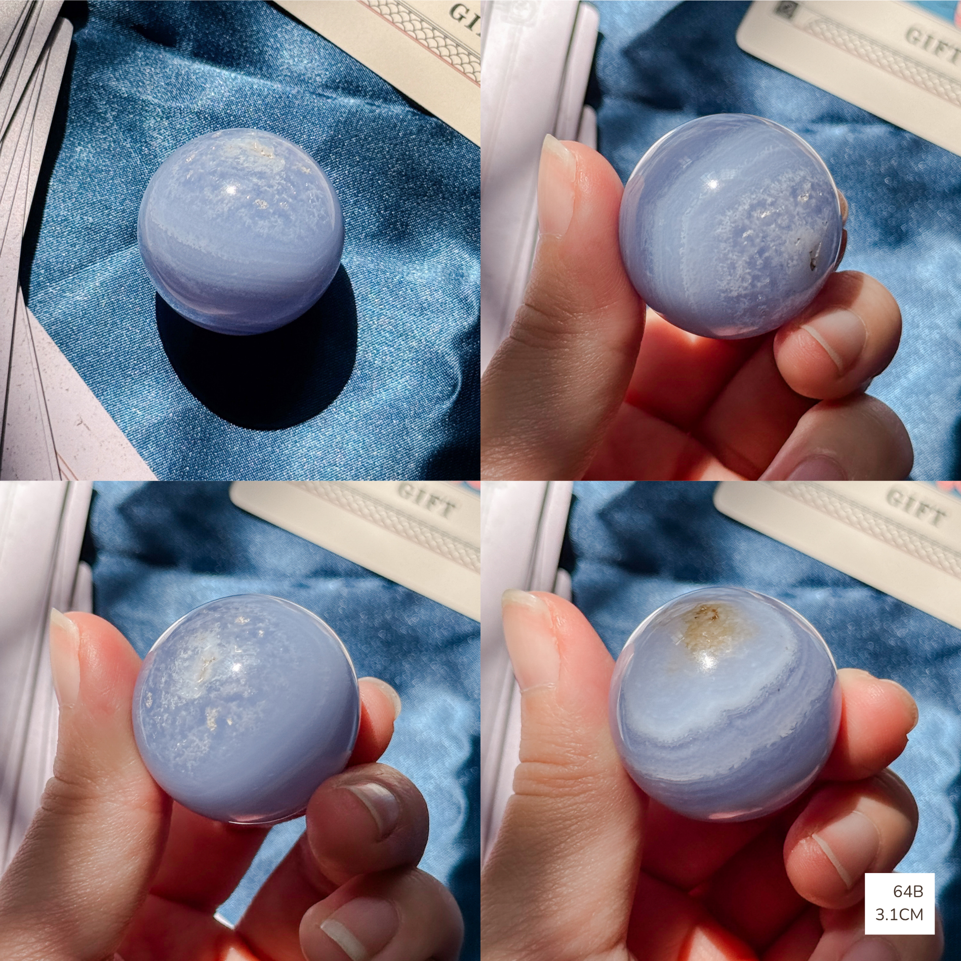 Blue Lace Agate Spheres