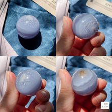 Load image into Gallery viewer, Blue Lace Agate Spheres
