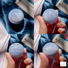 Load image into Gallery viewer, Blue Lace Agate Spheres
