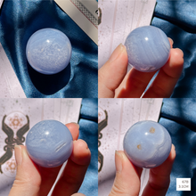 Load image into Gallery viewer, Blue Lace Agate Spheres
