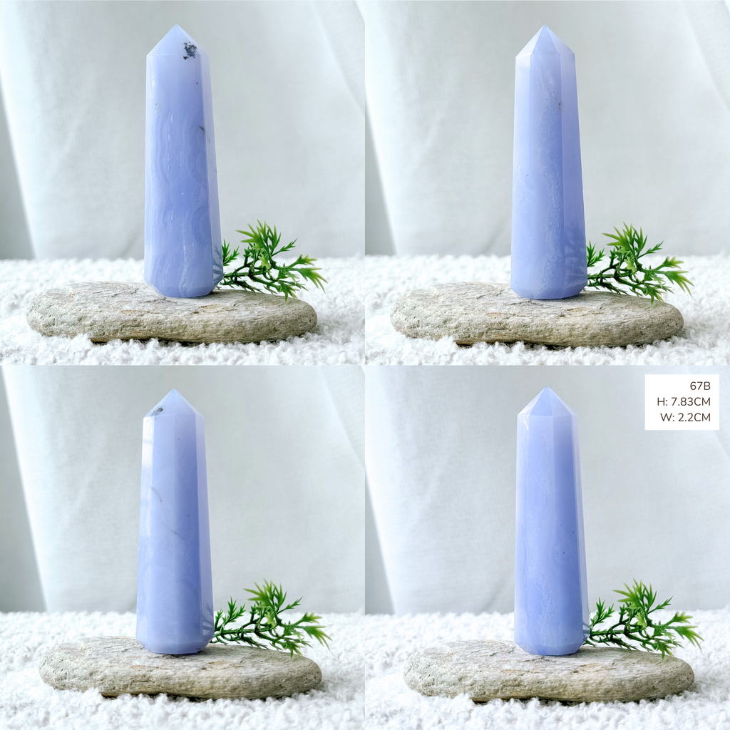 Blue Lace Agate Towers