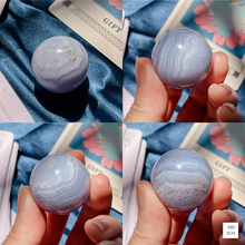 Load image into Gallery viewer, Blue Lace Agate Spheres
