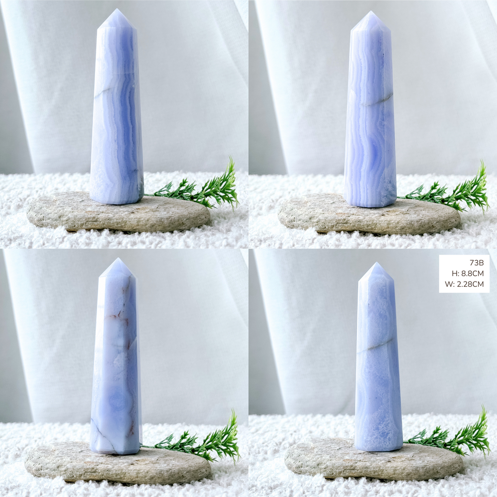 Blue Lace Agate Towers
