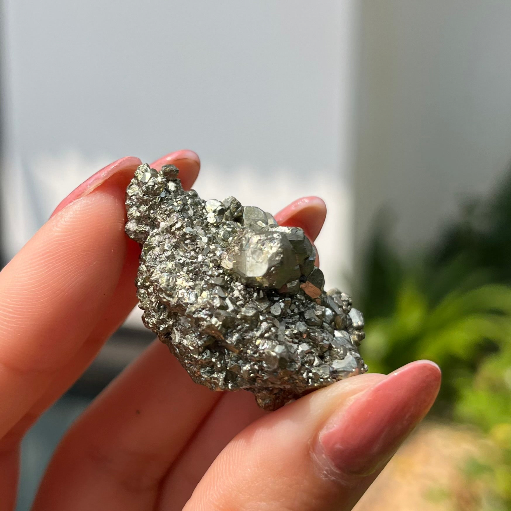 Druzy Pyrite clusters from Peru