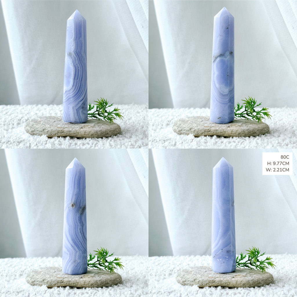 Blue Lace Agate Towers