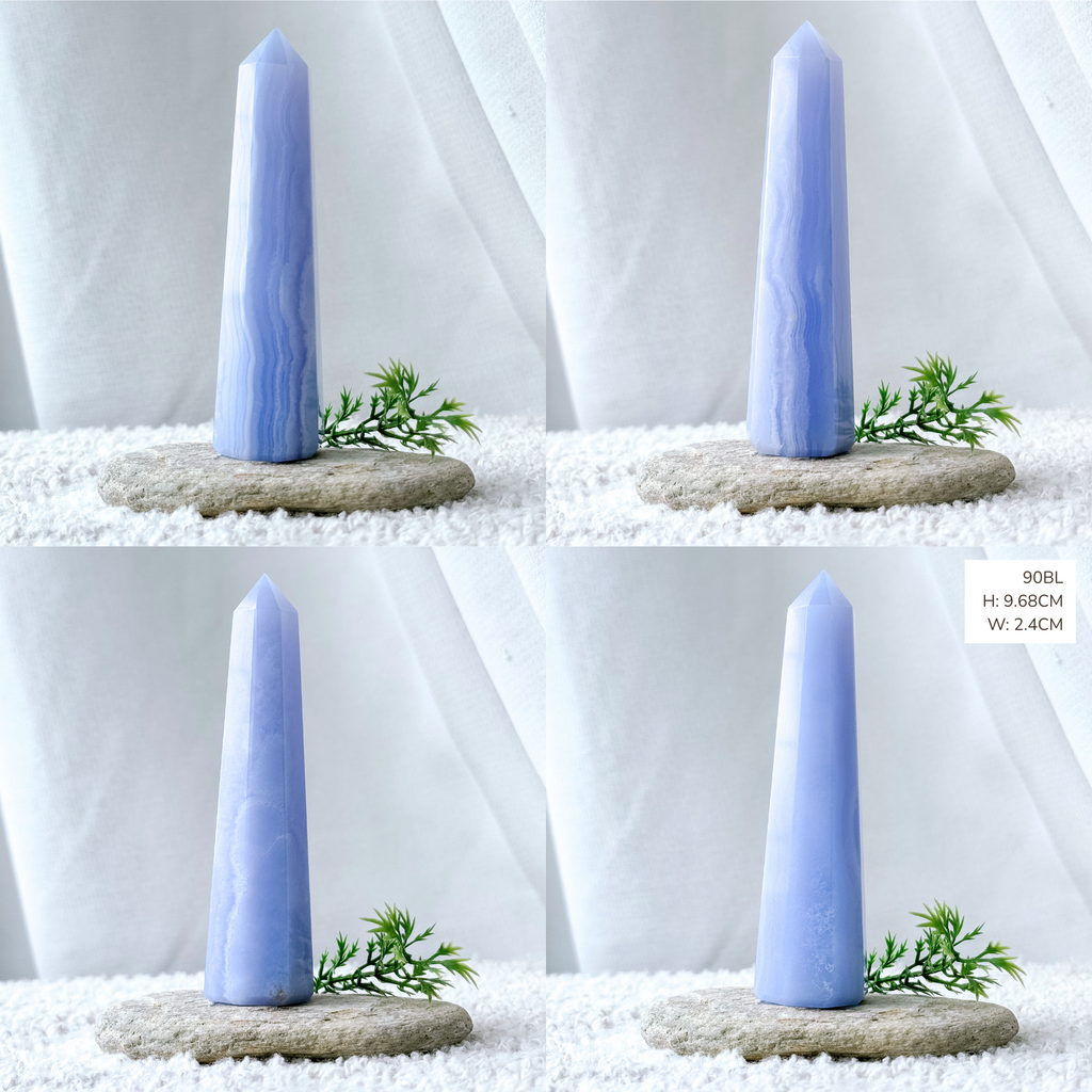 Blue Lace Agate Towers