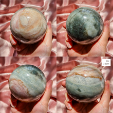 Load image into Gallery viewer, Pastel Ocean Jasper sphere (Large)
