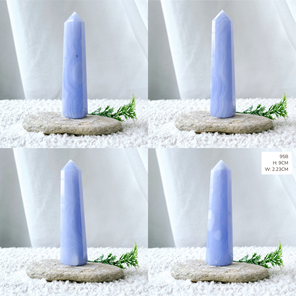 Blue Lace Agate Towers