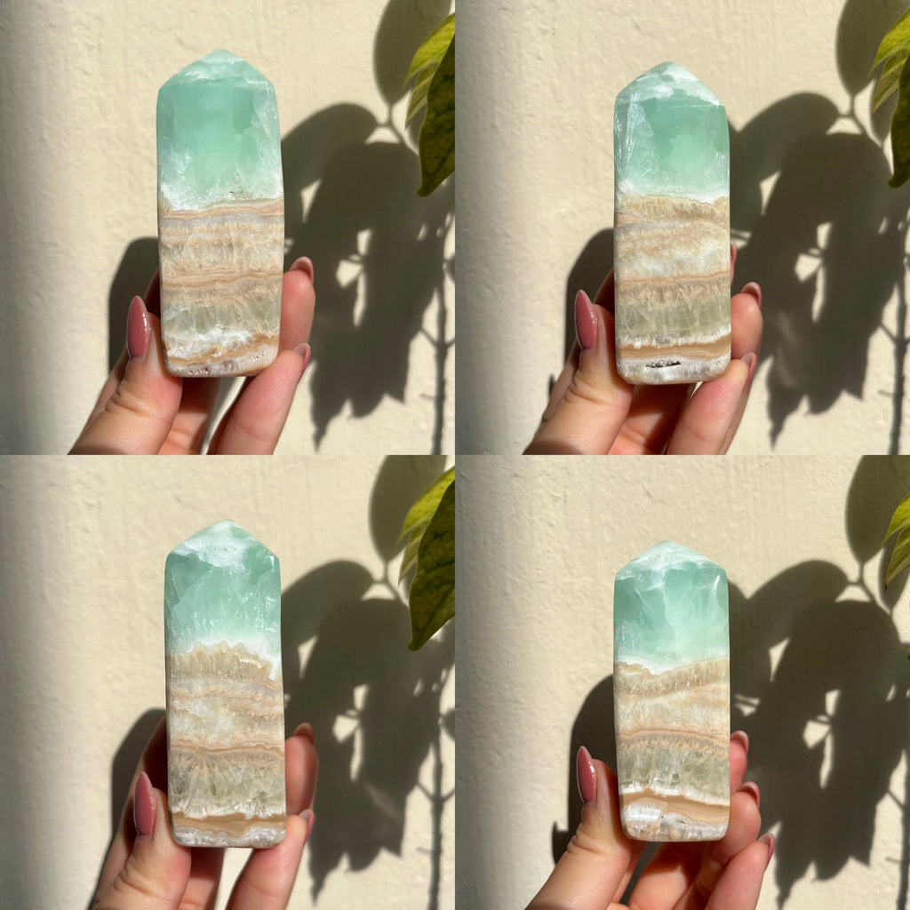 Caribbean Calcite Obelisk