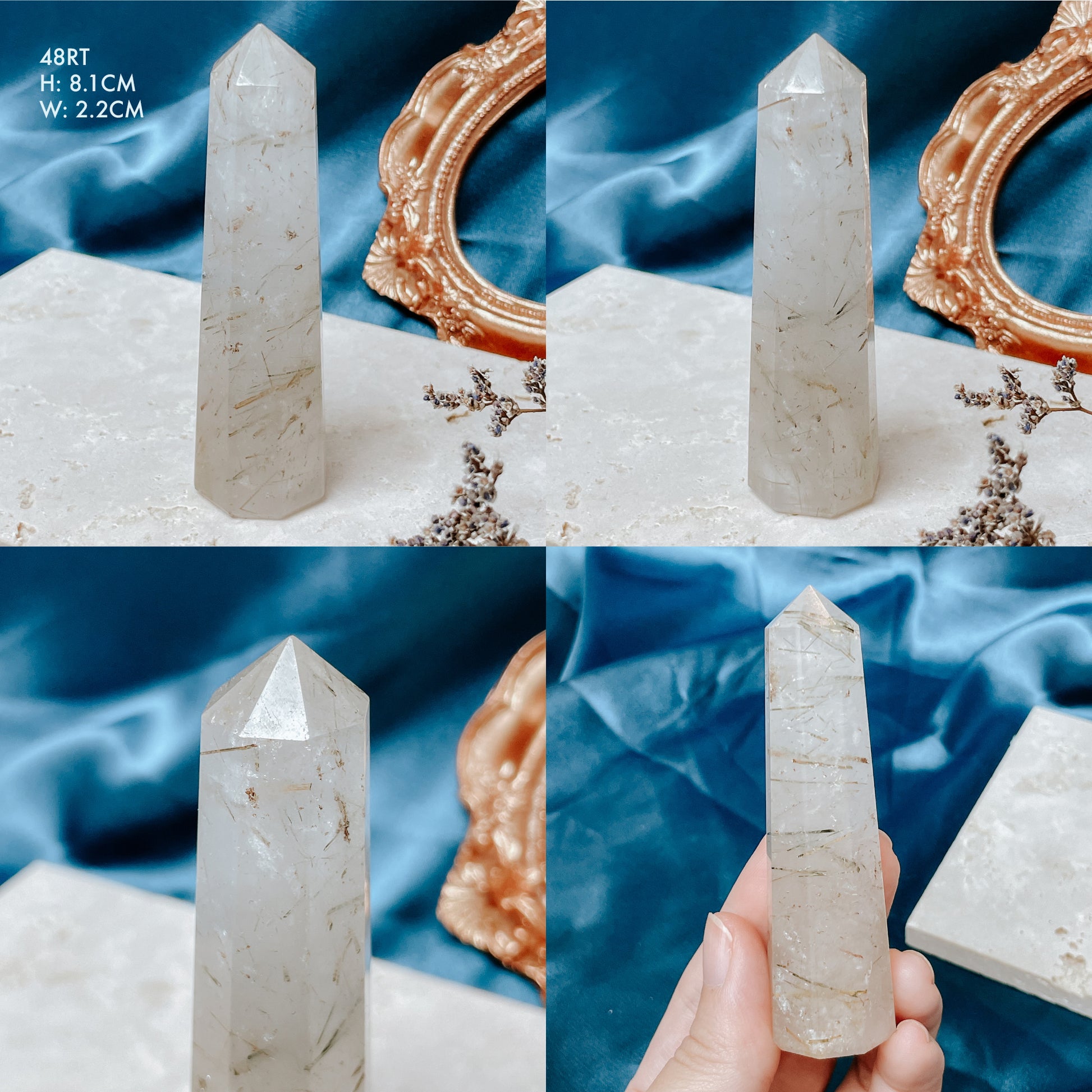 Golden Rutilated Quartz Towers