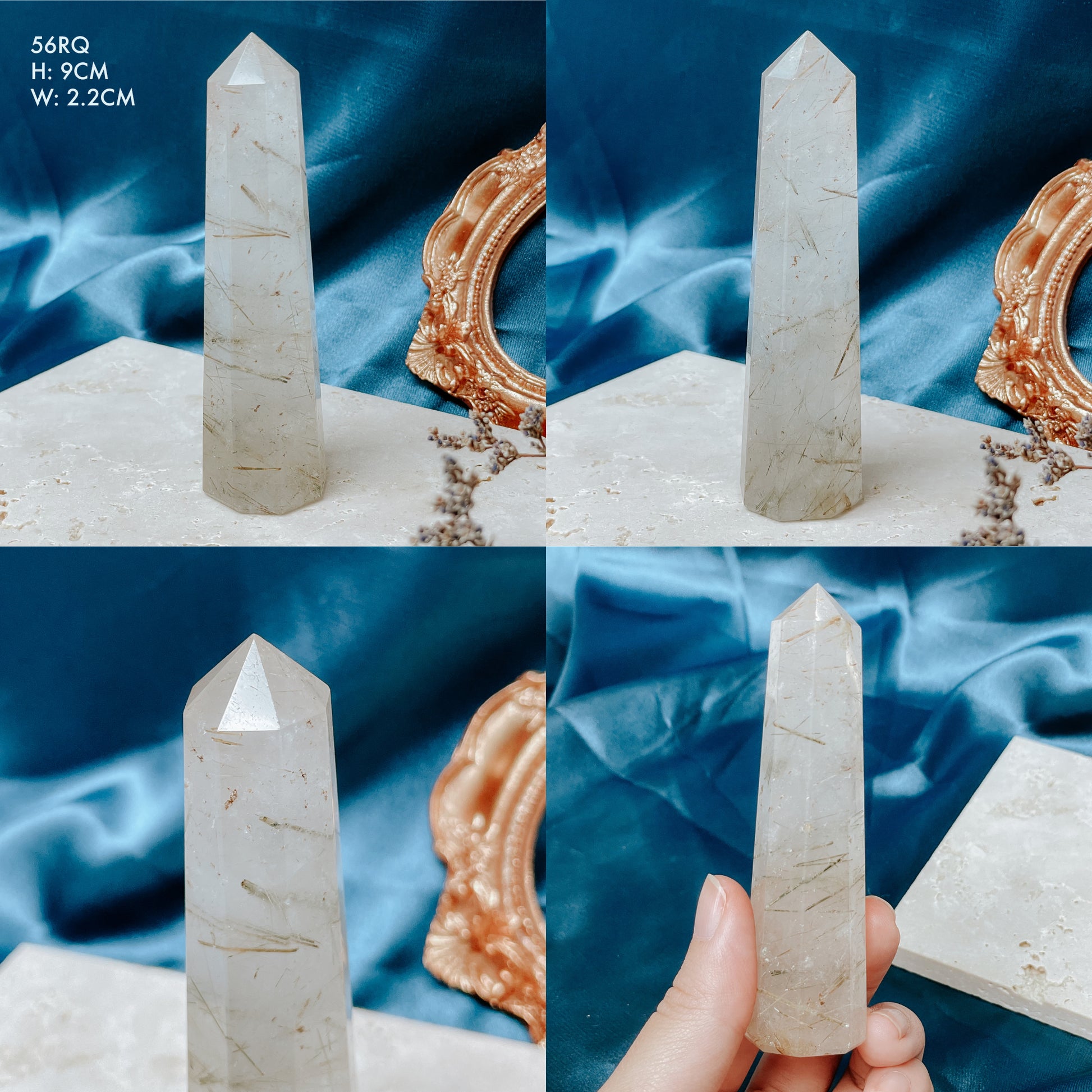 Golden Rutilated Quartz Towers