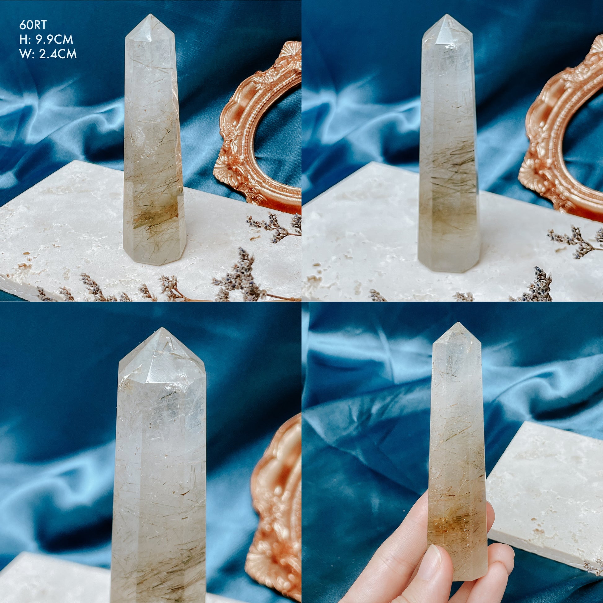 Golden Rutilated Quartz Towers