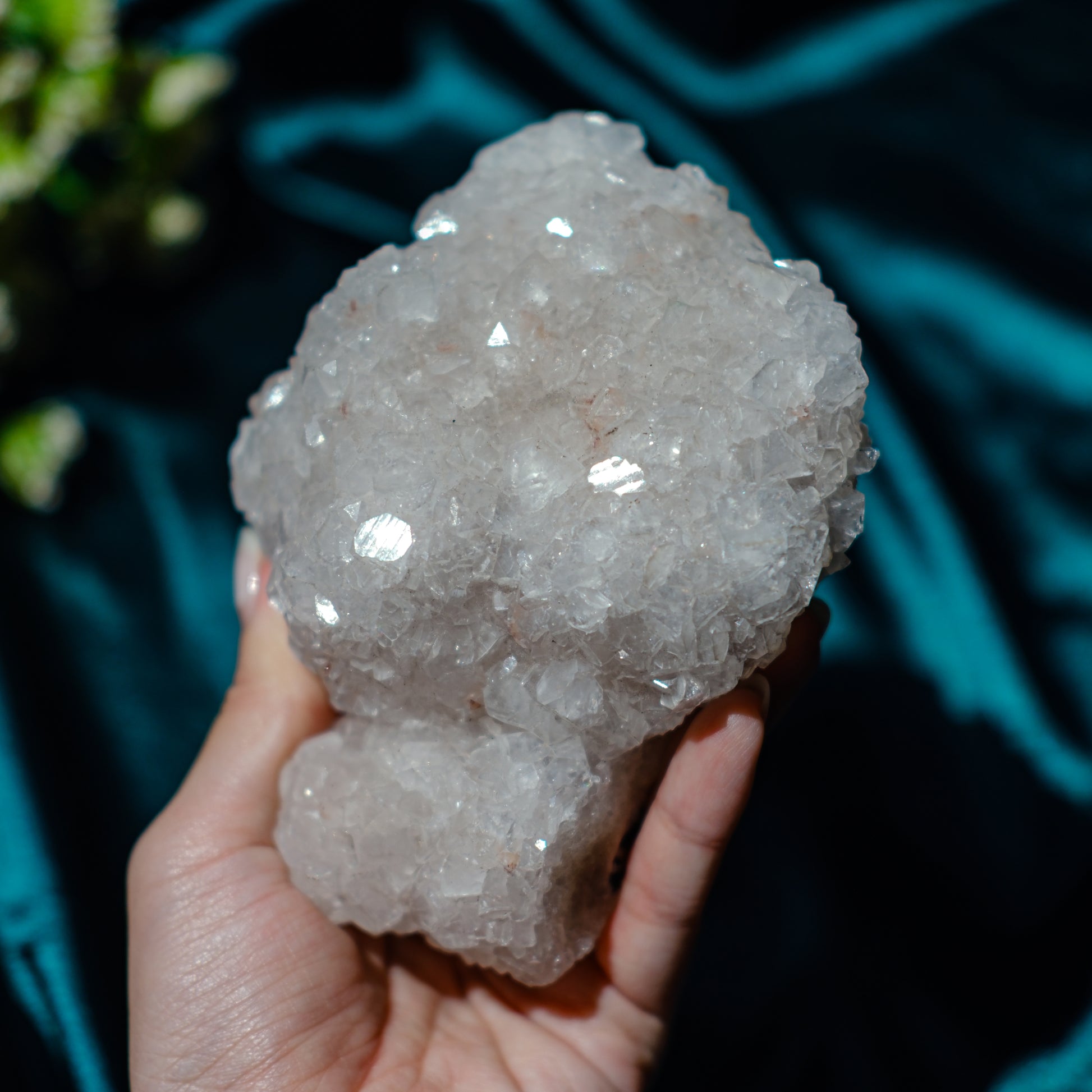 Apophyllite Druzy Cluster