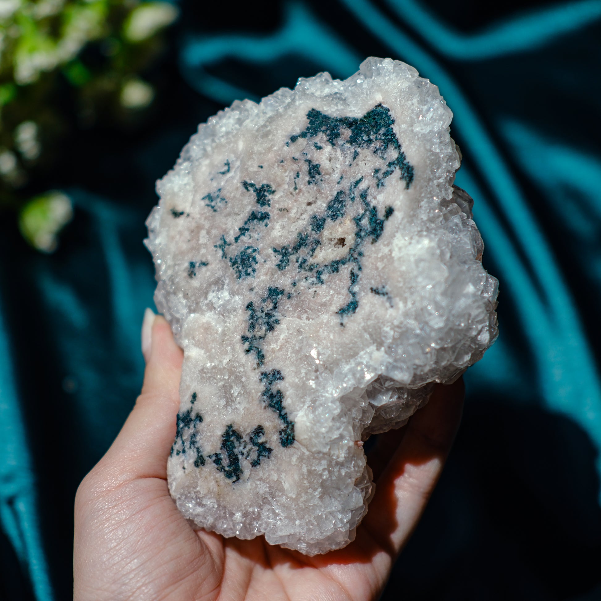 Apophyllite Druzy Cluster