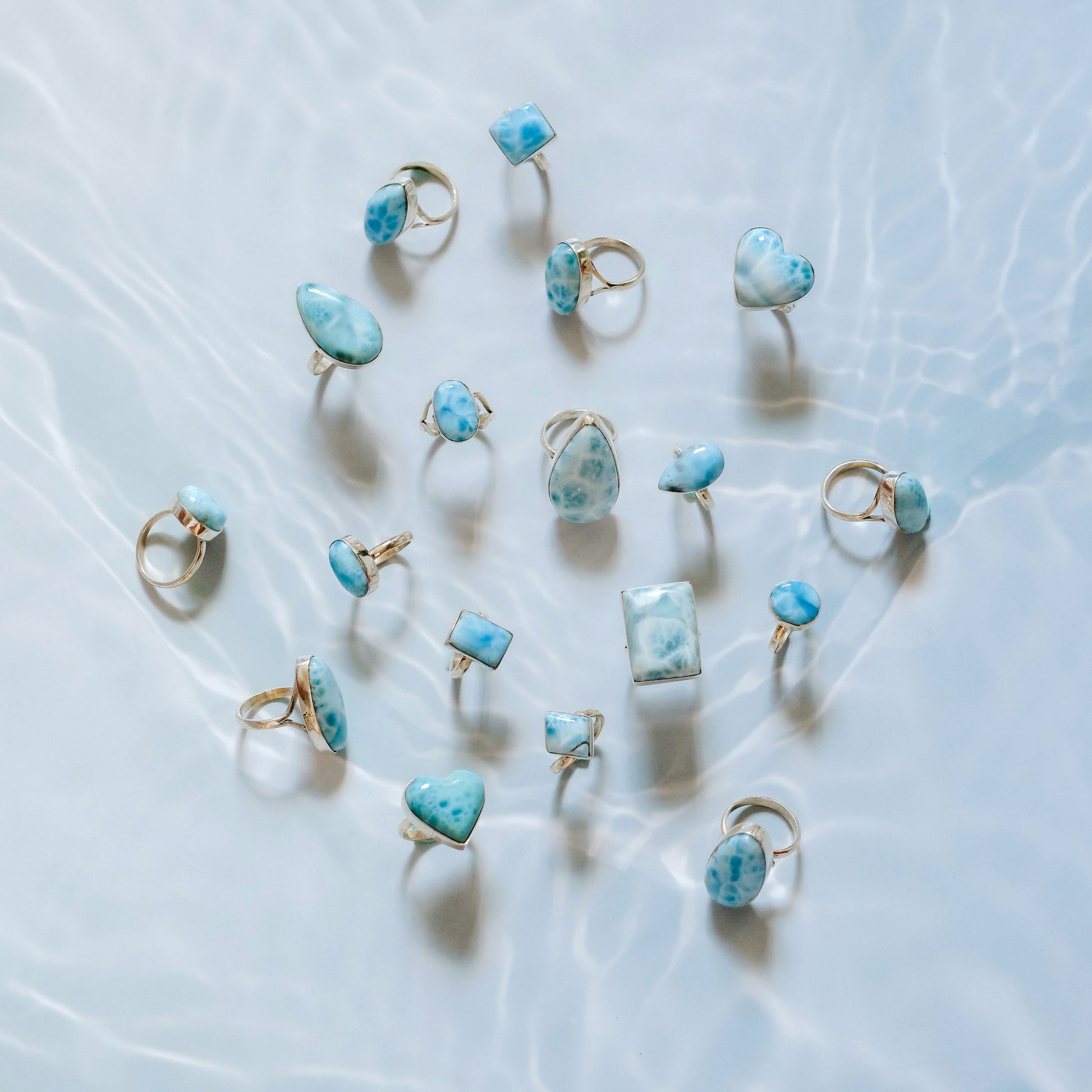 Larimar Rings