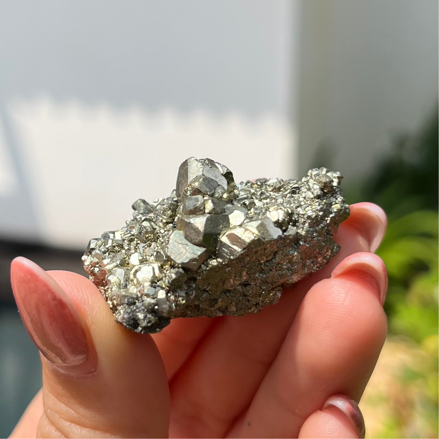 Druzy Pyrite clusters from Peru