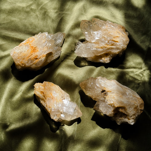 Raw Citrine Cluster A