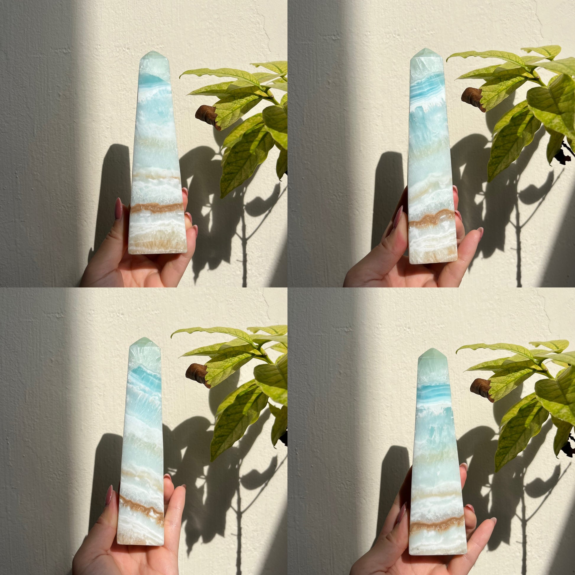 Caribbean Calcite Obelisk