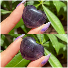 Load image into Gallery viewer, Rainbow Fluorite Hearts
