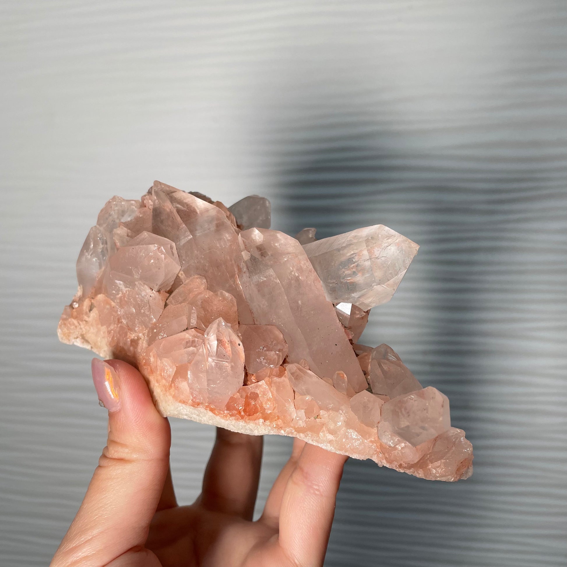 Samādhi Pink Himalayan Nirvana Record Keeper Quartz Cluster