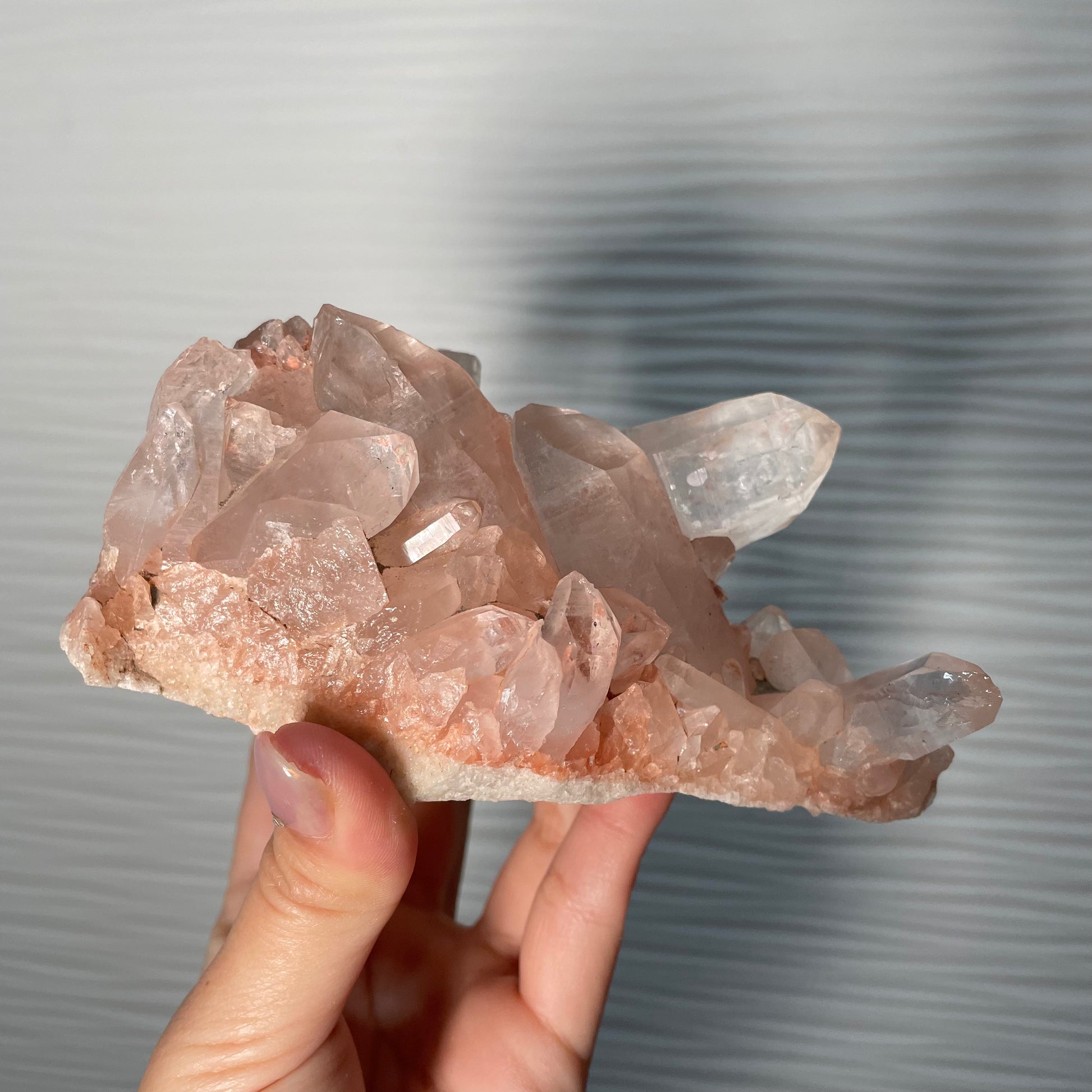 Samādhi Pink Himalayan Nirvana Record Keeper Quartz Cluster