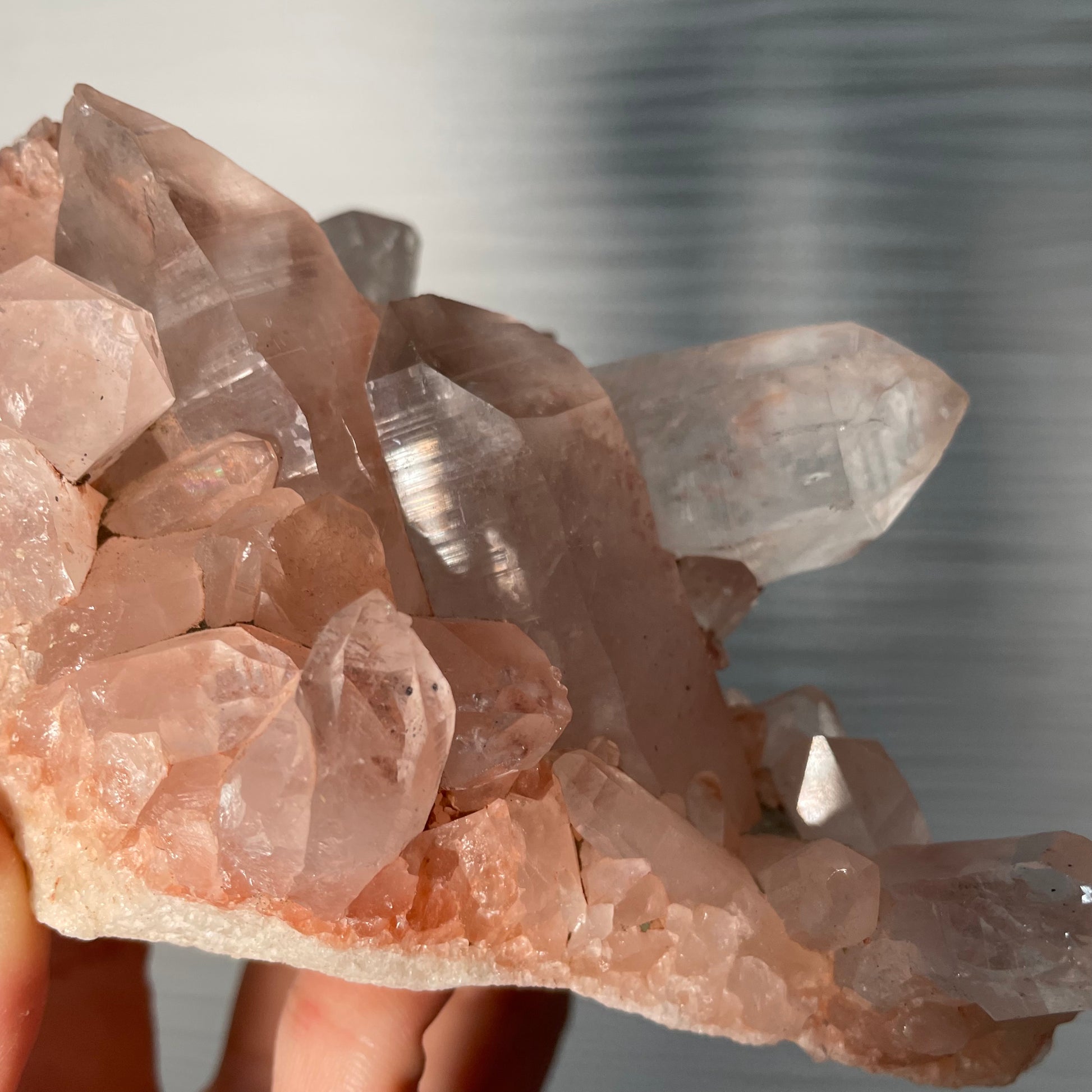 Samādhi Pink Himalayan Nirvana Record Keeper Quartz Cluster