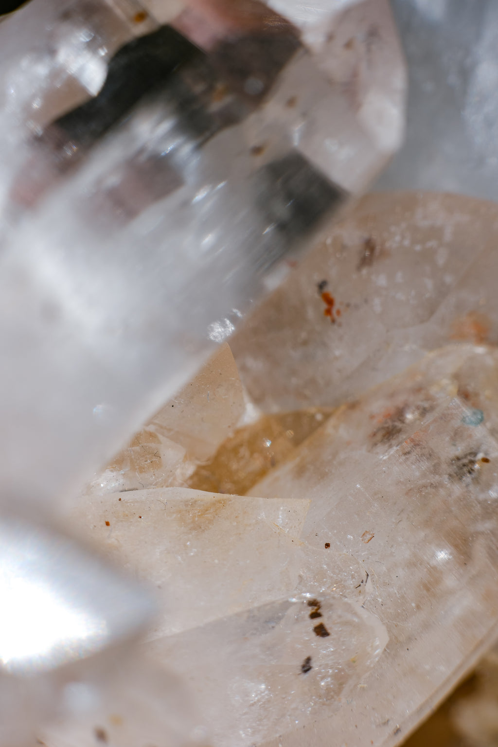 Himalayan Nirvana Record Keeper Quartz Cluster Large Point
