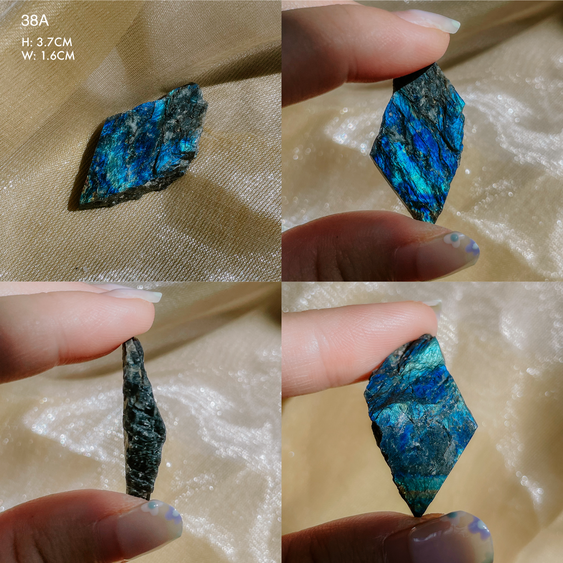 Raw Flashy Spectrolite from Finland