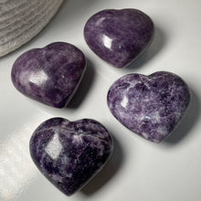 Load image into Gallery viewer, Lepidolite Heart and Palm
