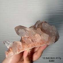 Load image into Gallery viewer, Samādhi Pink Himalayan Nirvana Record Keeper Quartz Cluster
