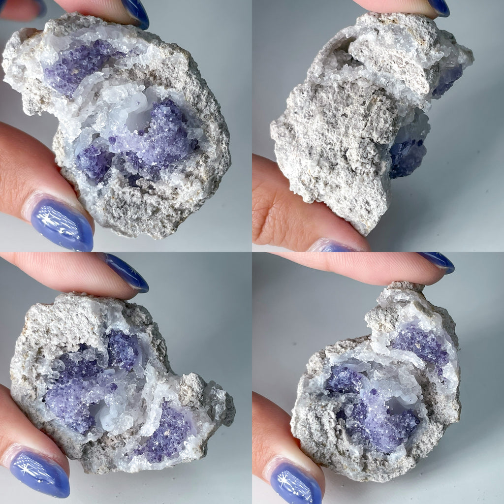 Fluorite Chalcedony Geodes / Spirit Flower Geodes