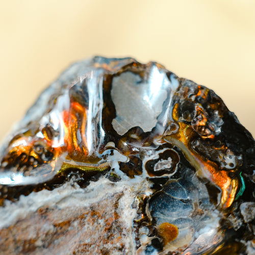 Fire Opal on matrix