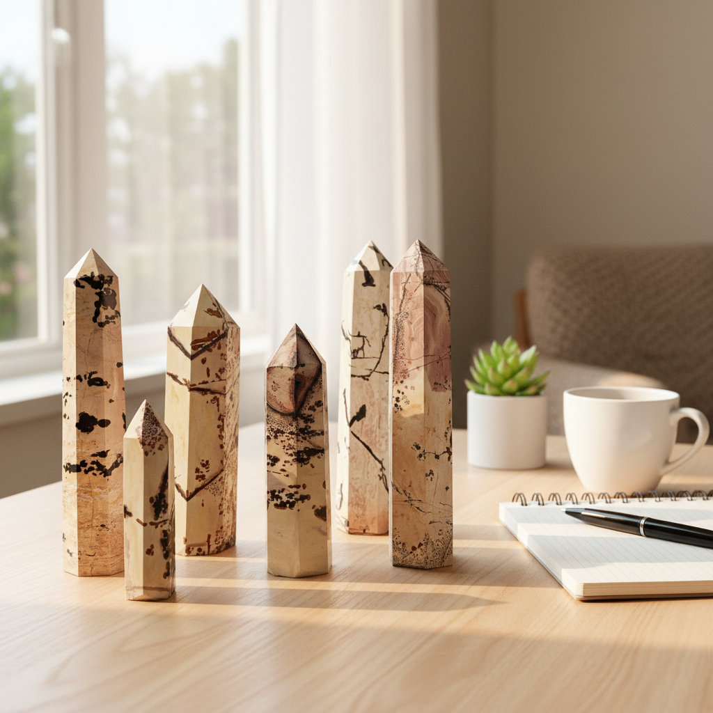 Picture jasper towers on home desk
