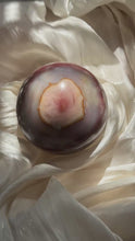 Load and play video in Gallery viewer, Red Banded Calcite Sphere (Very Large)
