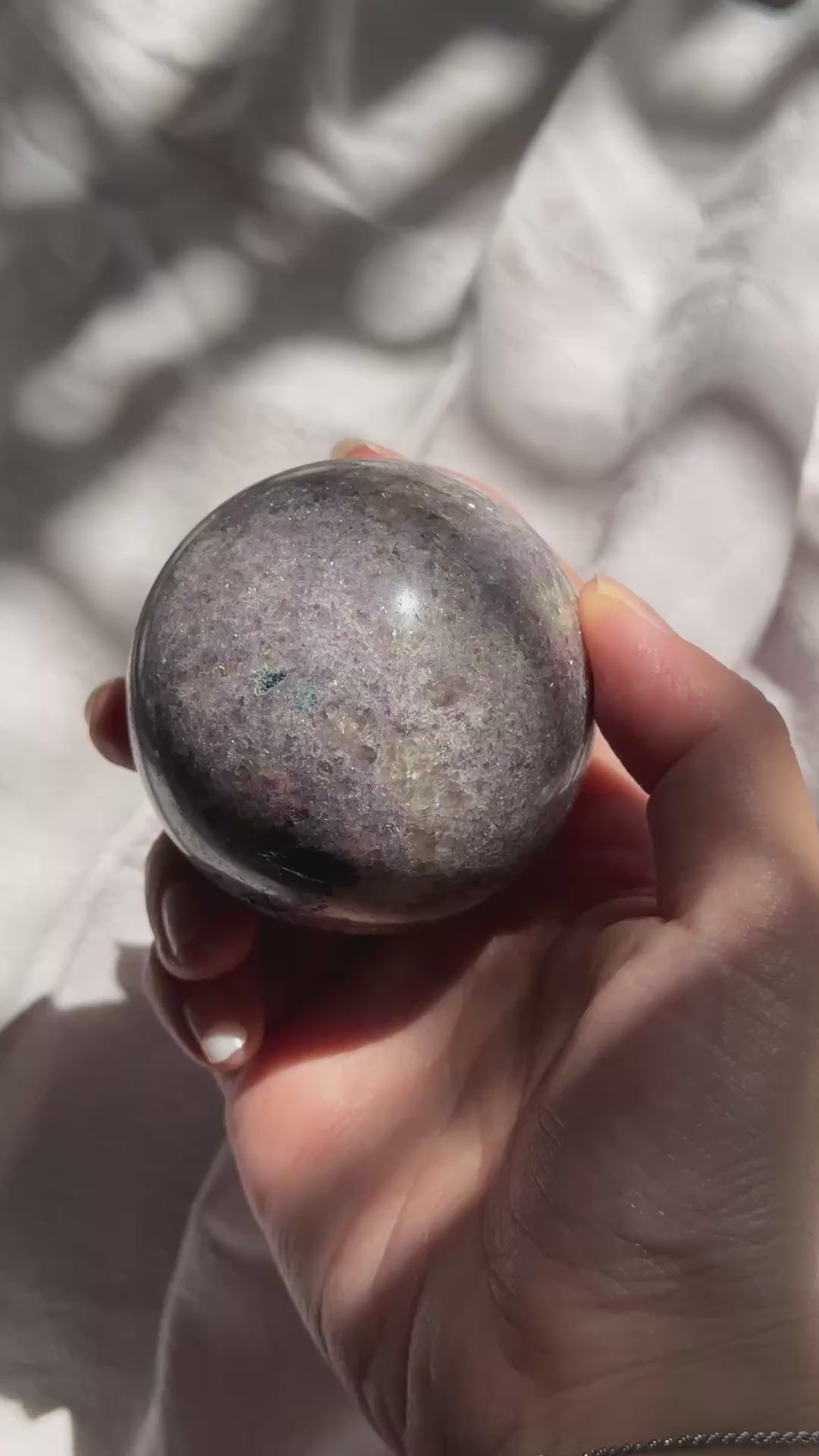 Pegmatite Unicorn Stone Sphere