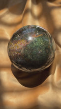 Load and play video in Gallery viewer, Earthy Ocean Jasper sphere (Large)
