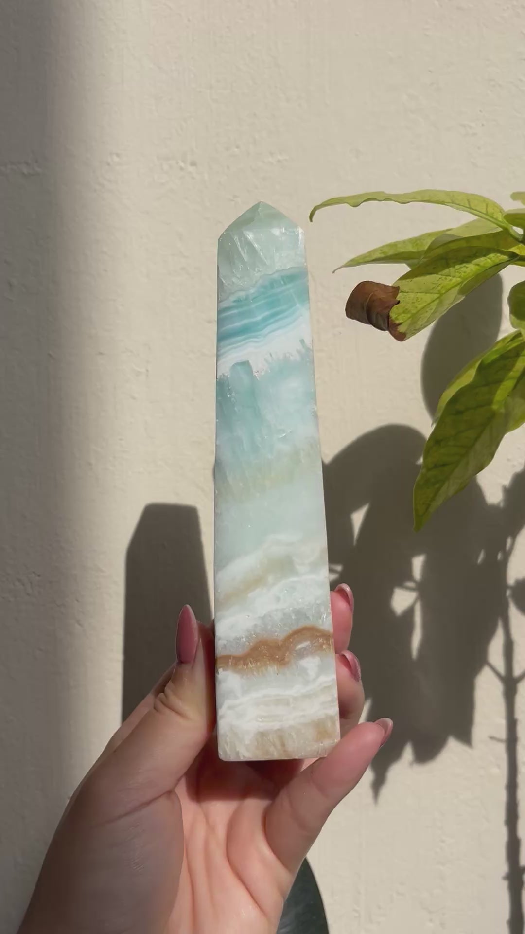 Caribbean Calcite Obelisk