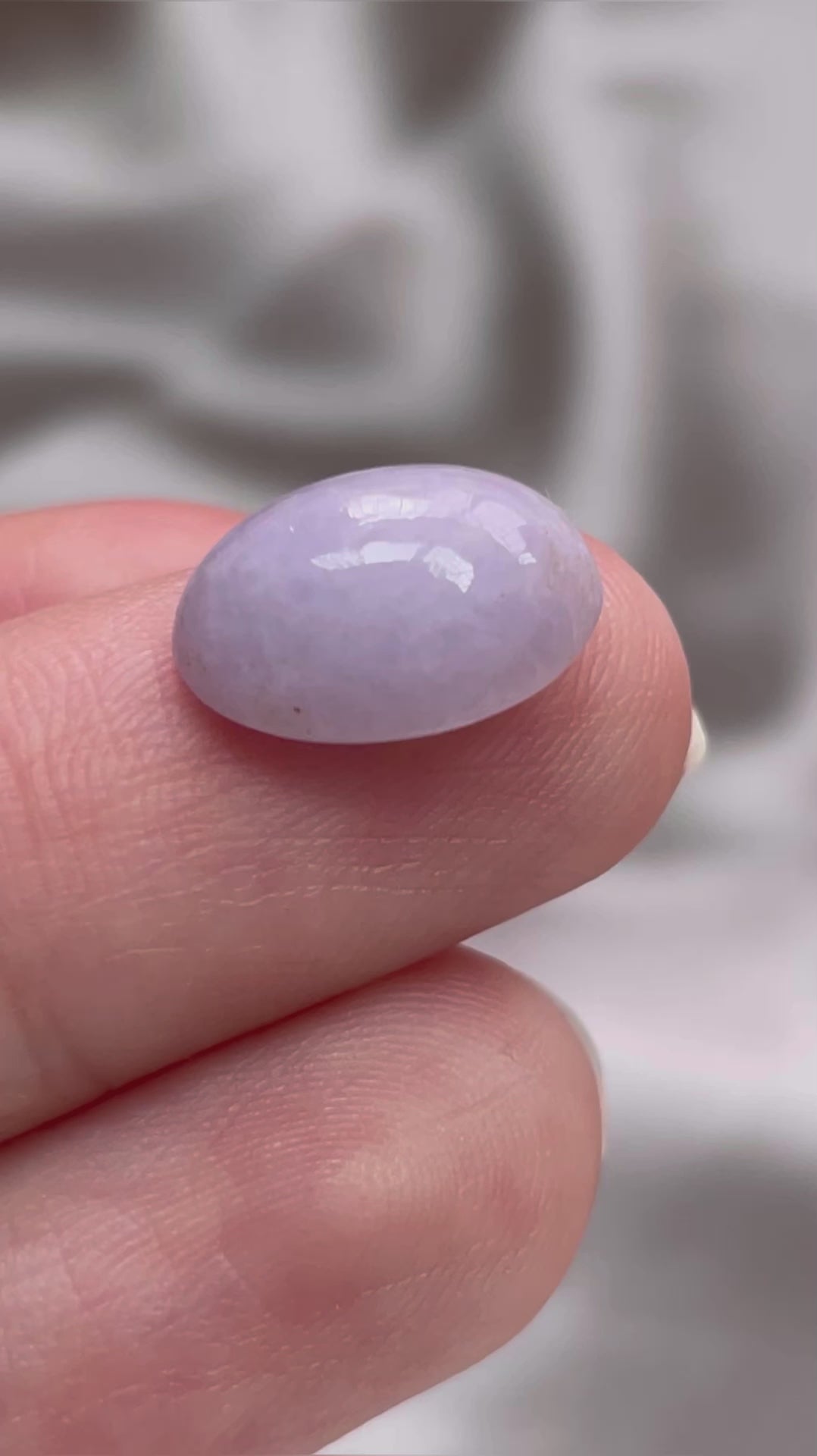 Purple Jade Mini Tortoise and Cabochon