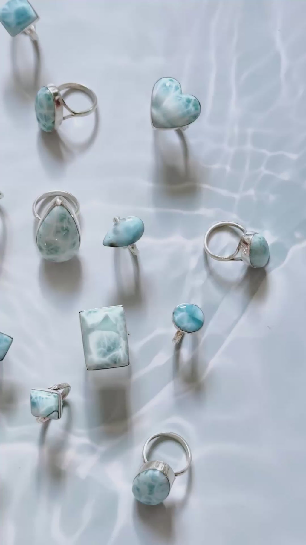 Larimar Rings