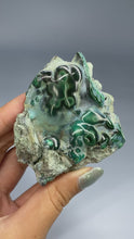 Load and play video in Gallery viewer, Semi-Polished Chrysocolla on Matrix D
