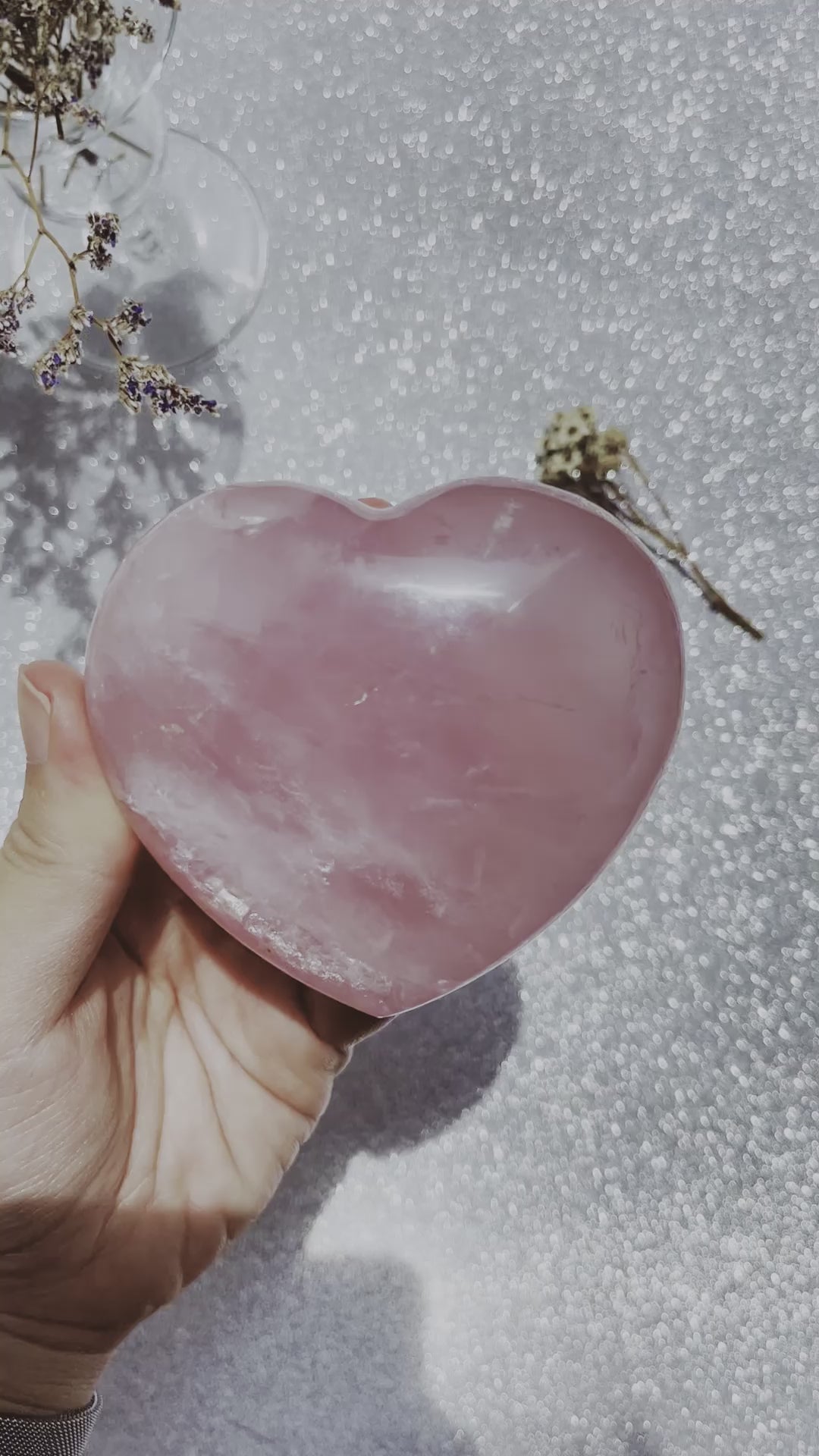 Rose Quartz Madagascar Heart
