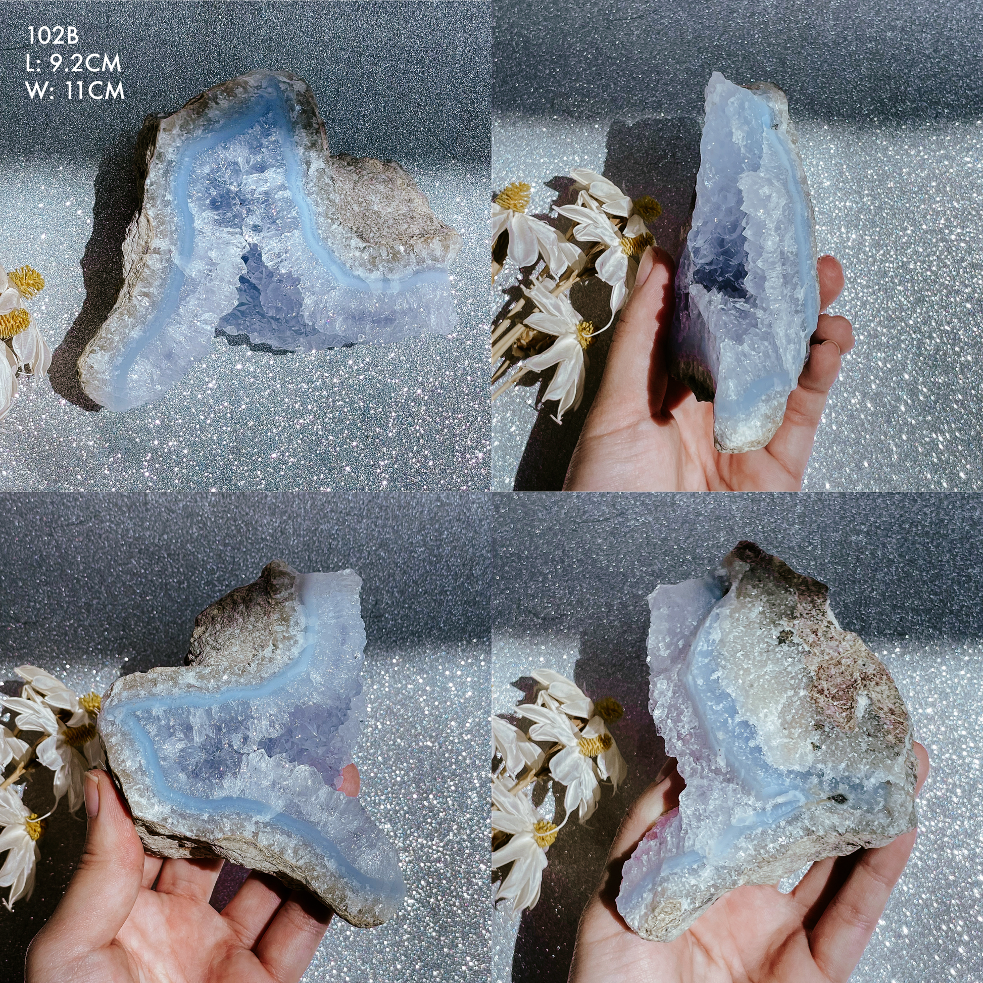 Blue Lace Agate Geodes