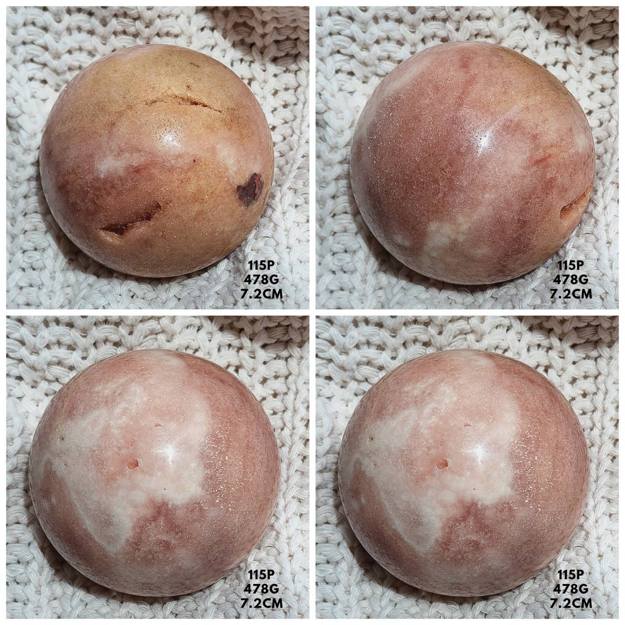 Pink Amethyst Spheres