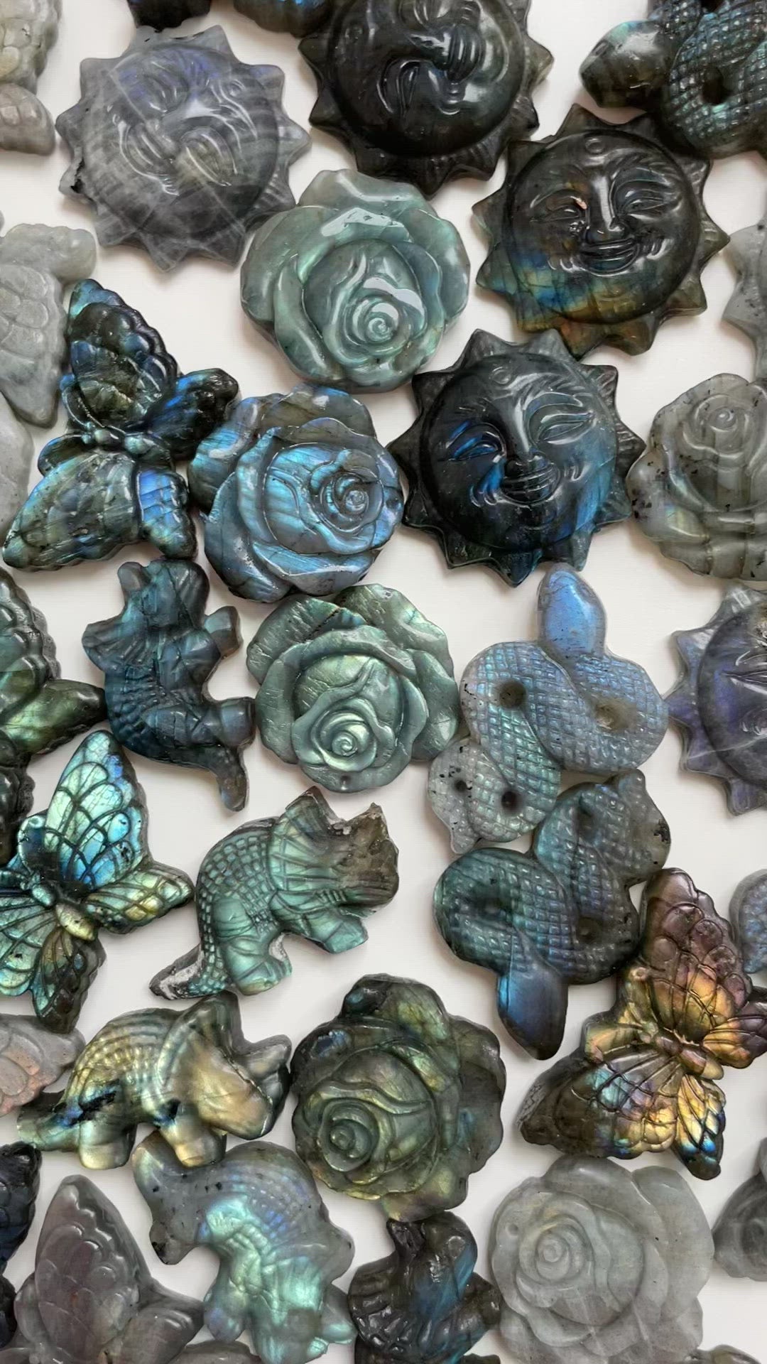Labradorite Carvings