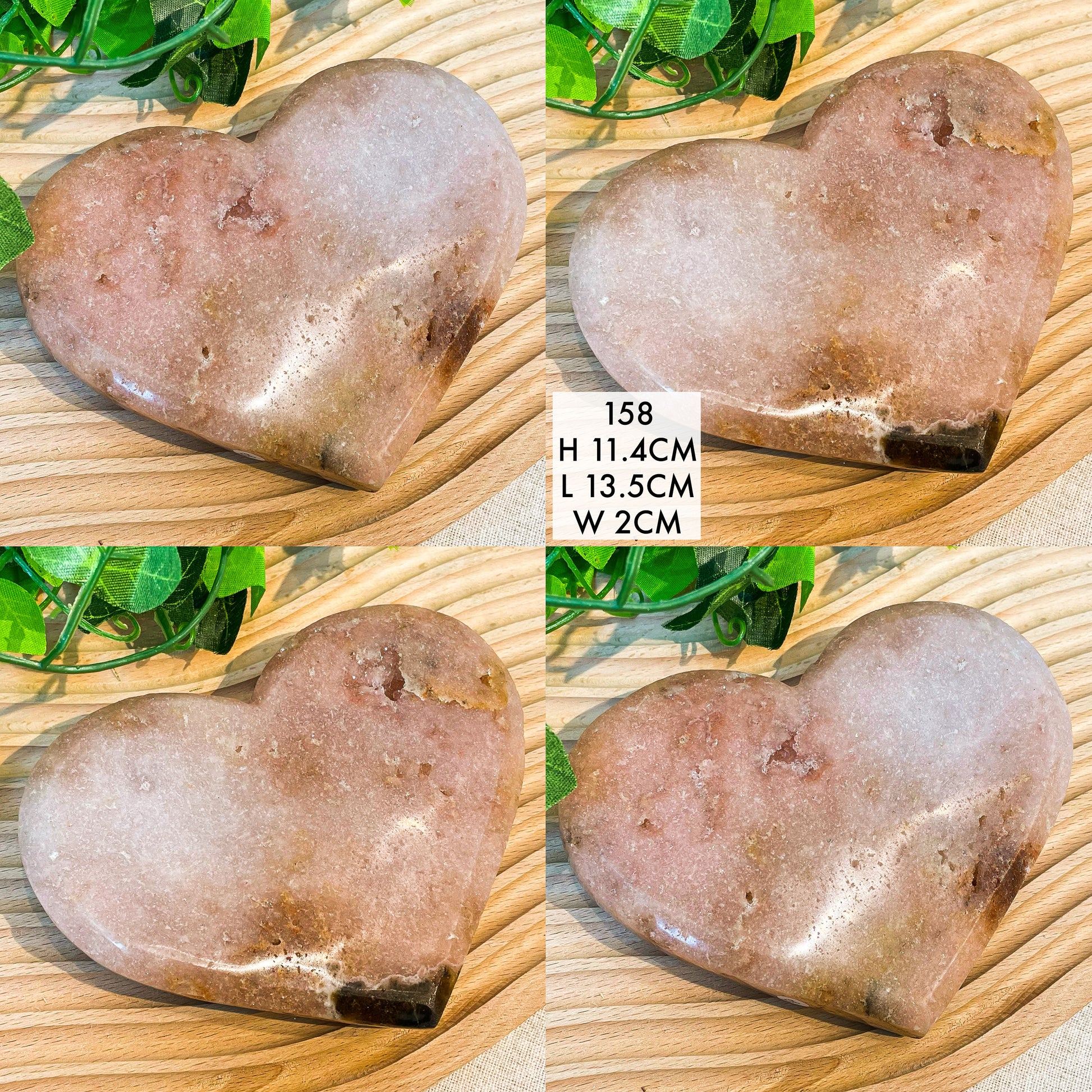 Pink Amethyst Hearts