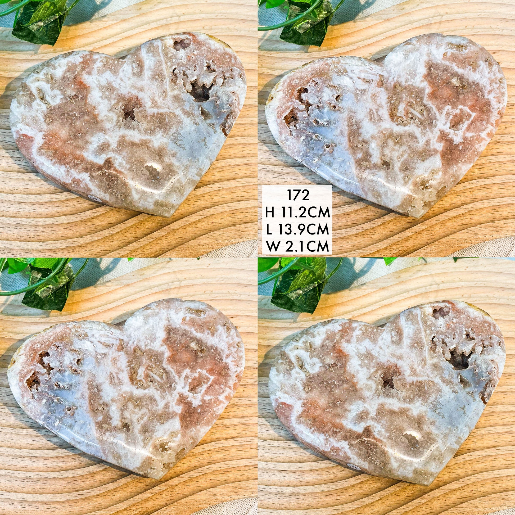 Pink Amethyst Hearts