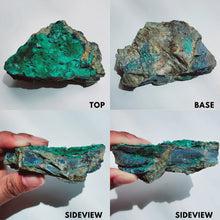 Load image into Gallery viewer, Velvet Malachite with Calcite Druzy on Matrix
