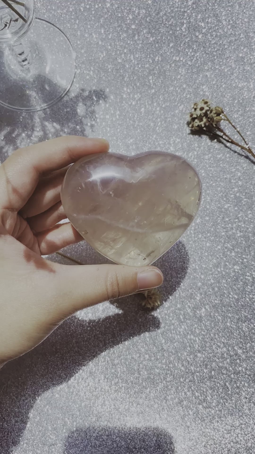 Rose Quartz Madagascar Heart