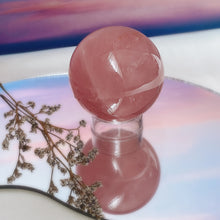 Load image into Gallery viewer, Madagascan Star Rose Quartz Spheres

