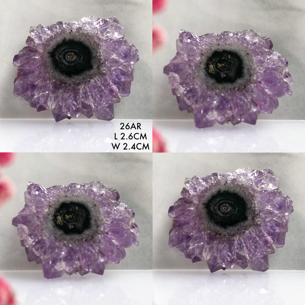 Amethyst Stalactite Slices